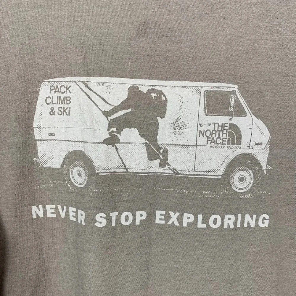 The North Face Never Stop Exploring T-Shirt Gray Van Life Women's Medium - Picture 6 of 7